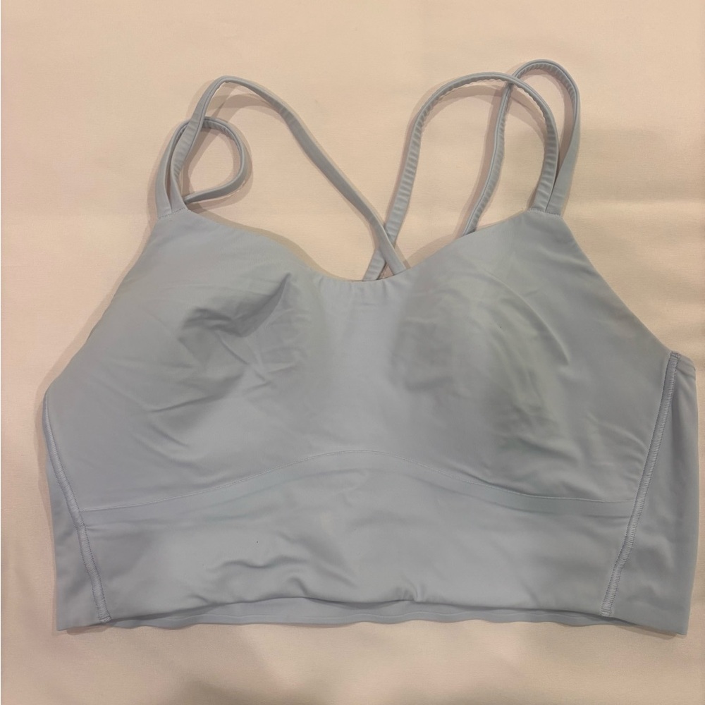 lululemon athletica Periwinkle Strappy Longline Sports Bra